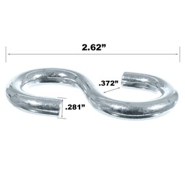 S-Hooks - 9/32 Inch x 50 Pack