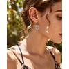 Aliyoham Boho Teardrop Earrings for Women, Sterling Silver Dangle Earrings