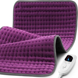 17"x33" Heating Pad XXXL for Back Pain, Extra Large Heated Pad for Neck/Shoulders/Legs/Knees/Feet/Cramps, Birthday Fathers Mothers Day Gifts for Mom Dad Women Men Grandma Her, 6 Heat Settings Auto-Off