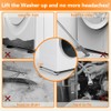 LUCKUP Heavy Duty Appliance Rollers W/Crowbar, Extendable Washing Machine Stand