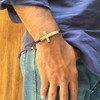 Agálea | Pulsera Cruz de Plata Ley .925 para hombre