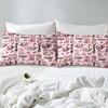 Western Cowgirl Bed Sheet Set Princess Bowknot Kawaii Pink Bow-tie