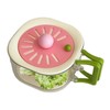 Fruit Washing Bowl with Strainer - Fruit Colander,Foldable Handle 2