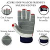 Azure sailing Gloves STOPWATCH FRIENDLY STRONG STITCHING-C/F=XS-XXL RED (XL)