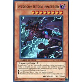 YuGiOh VAN'DALGYON The Dark Dragon Lord Super Promo CT07-EN007