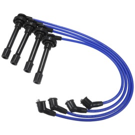 ACROPIX Car Spark Plug Coil Wires Ignition Coil Harness Cable 7mm Fit for Nissan Sentra 1995-1999 200SX 1995-1998 1.6L L4 No.2244057Y10/2244073C10 - Pack of 4