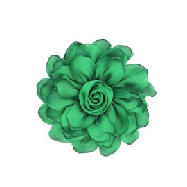 Rose Brooch and Pin for Women Elegant Delicate Flower Pin Shawl Clip Duck Beak Clip for Women's Dress Banquet Party Jewelry Gift-green