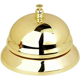 Call Bell, Tabletop, Bell Chime, Reception Plate, Counterbell, Reception Counter, Gold