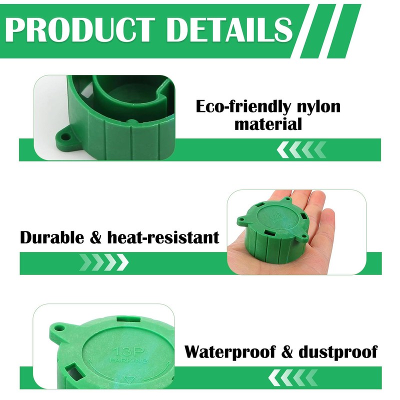 XINXINGDINGSHENG 2 PCS 13 Pin Alignment Tool Dust Caps, Parking