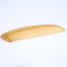 Wide Tooth Hair Comb - Breezelike Detangling Comb for Hair & Beard - No Static Natural Sheep Horn Comb for Women and Men