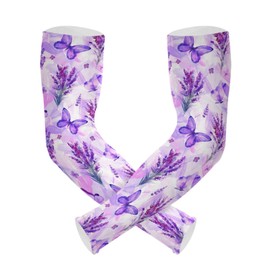 BOENLE Chicken Rooster Eggs Gardening Sleeves for Women Men Cooling Arm Sleeves Sun Protection Thumb Hole Arm Covers, Gs016, 17.3inches