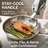 Mafier Mini 10.2in Metal Spatula Set,SUS304 Stainless Steel Spatulas for