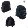 PartyHop Chimpanzee Monkey Chimp Head Mask Black Animal Latex Full