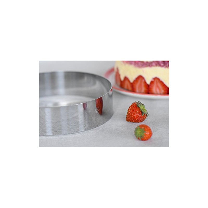 Gobel - Moussering aus Edelstahl Ø 18 cm - Pastetenring