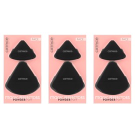 Catrice Magic Perfectors Powder Puff, Makeup Sponges, Nanoparticles Free, Pack of 3 (3 x 2 Pieces)