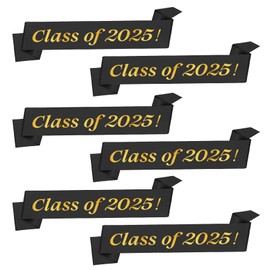 2025 Graduation Decorations, Black Graduation Sash Class of 2025, Senior Sashes Class of 2025 Graduation Stole Custom Celebrations Sashes Graduation Party Supplies Favors Senior Night Decorations