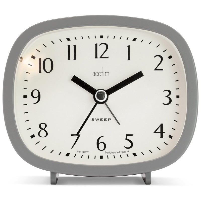 Acctim 15905 Hilda beep alarm clock in Cloverfield (Grey)
