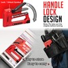 SHALL Light Duty Staple Gun for Wood - Red Upholstery