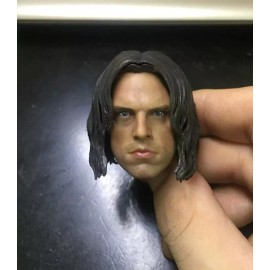 Custom 1/6 scale Bucky Barnes Head Sculpt for Winter Soldier Sebastian Stan