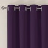 VEHEDE Blackout Thermal Curtains for Living Room, Soft Eyelet Purple