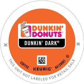 Dunkin Donuts Dark Roast Coffee K-Cups for Keurig K Cup Brewers (32)
