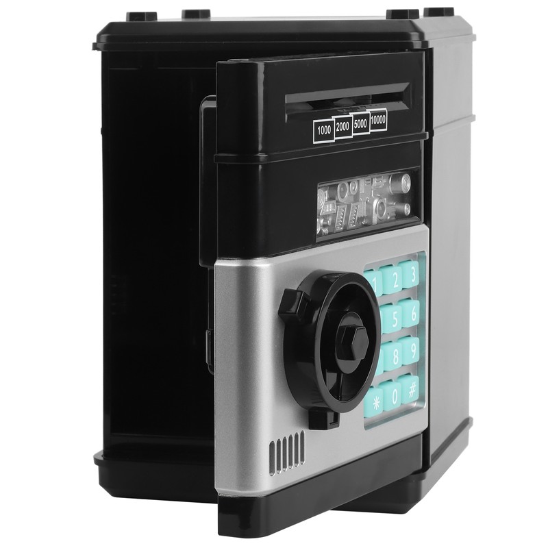 Electronic Piggy Bank Simulation ATM Password Money Box Cash Coins