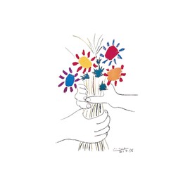 Spiffing Prints Pablo Picasso Petite Fleurs - Large - Archival Mat - Unframed