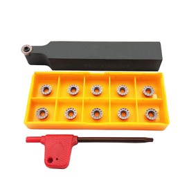 ASZLBYM 11 piezas RPMT08T2MOE R4 de carburo indexable para fresado de hoja con 5/8 pulgadas SRDPN1616H08 de carburo indexable para herramientas de corte de torno de metal