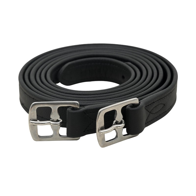 SIE Wrapped supersoft stirrup leathers (45'', Dark Brown)