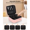 Relavel Travel Makeup Train Case Cosmetic Case Organizer Portable Artist