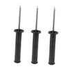 Gatuida 3pcs Soccer Corner Flags Spring Mount Ground Nail Agility