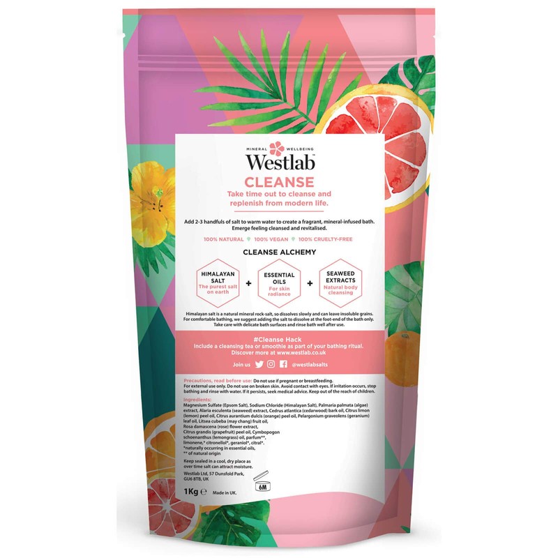 Westlab Cleanse Bathing Salts 1000g