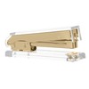 Punch & Stick | Acrylic Lucite Gold Stapler | Designer
