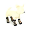 ranzyu (L 'Ange) Pet Socks 4 Pairs Set Check Beige