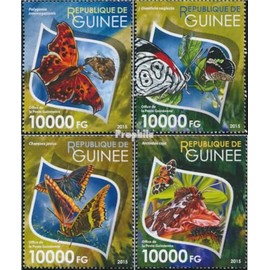 Guinea 11418-11421 (complete. issue) unmounted mint/never hinged ** MNH 2015 Butterflies (Stamps for collectors) Butterflies