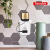 WILAOIYOOU Outlet Shelf, Bathroom Wall Holder with Built-in Cable Management,