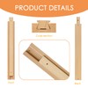 Wood Drawer Slides with 4 Pre-drilled Holes for Bottom/Center/Classic Mounted,