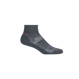 Helicase Womens Hike Socks with a Sock Ring; Size: Small - Monsoon/Poppy Red