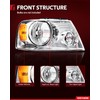 Torchbeam Headlights Assembly Compatible with 2004-2008 F150 Pair Front Light