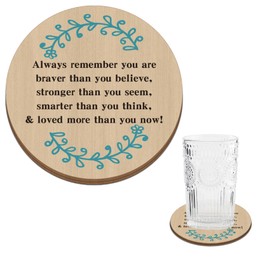 Inspirational Gifts for Women,Motivational Gifts,Funny Coaster,Believe In Yourself Gifts,Cute Coasters,Tea Coasters,Thank You Gifts Inspirational Gifts,Positive Affirmation Gifts,Positive Gifts