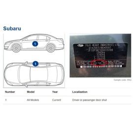 Genuine Colors Paint Pen Sepia Bronze M4Y for Subaru Forester