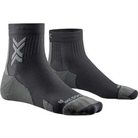 X-Socks Men's Ankle Socks, Black/Charcoal