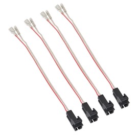 NuIth 72-4568 4PCS Front Rear Door Speaker Wiring Harness for Selected 1993-2008 GMC 1994-2014 Chevy 1984-2004 Buick Vehicles Door Speaker Replacement Harness