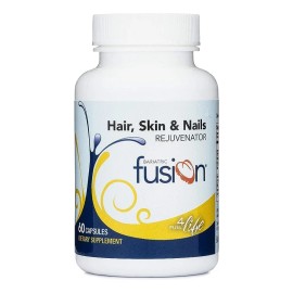 Bariatric Fusion® Hair, Skin & Nails Rejuvenator 60 Cápsulas I Suplemento Dietético Post Cirugía Bariátrica para el Fortalecimiento del Cabello y Prevención de Caída, Mejora de la Piel y Uñas Fuertes.