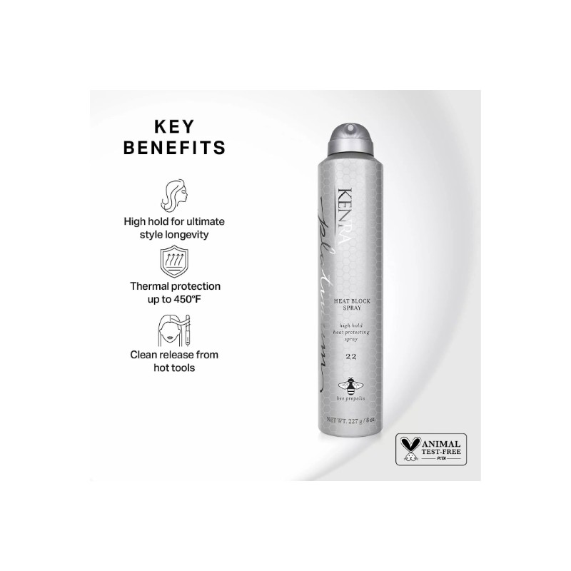 Kenra Platinum Heat Block Spray #22 - 8 fl oz