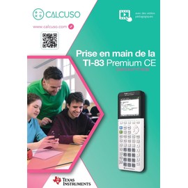 CALCUSO Accessory Striver Pack Blue Compatible with TI 83 Premium CE Graphing Calculator (Python) (French)