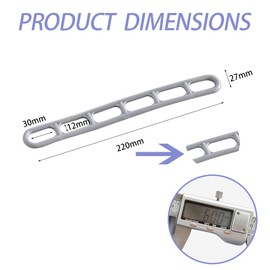 KOMUNJ 10 Pcs Caravan Awning Ladders Extra Strong High Storm/High Wind Awning Compatible With All Peg Types for Tents Awnings Canopies