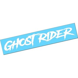 GHOST RIDER 22"x4" Vinyl Decal Sticker Turbo Boost Lifted Lowered Low Stance Euro Static JDM Diesel Truck Car Satisfied Locally Daddy