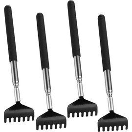 4x Rückenkratzer Teleskop: Breite Kratzhand als Massagegerät und Rückenkrauler