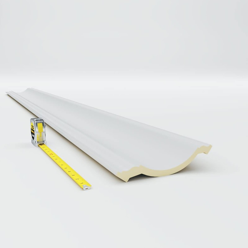 Endurathane Holmdel Crown Moulding, 6 1/2"H x 6 3/8"P x